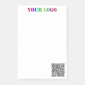 Uw Logo en QR Code Business Post-it® notes (Voorkant)