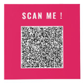 Uw logo en QR-code merkpromotieblok Kubus (Rechts)