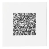 Uw Logo en QR Code Zakelijke Promotie Kubus (Rechts)