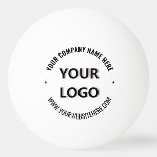 Uw Logo en Tekst Gemarkeerde Ping Pong Ballen Voor