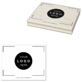 Uw logo en tekst professional groot rubberstempel (Gestempeld)