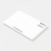 Uw Logo- en tekstnotities Post-it® Notes (Schuin)