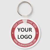 Uw Logo- en tekstpromotiSleutelhanger Sleutelhanger (Voorkant)