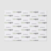 Uw Logo en website - Klein weefselpapier Tissuepapier (Voorkant)