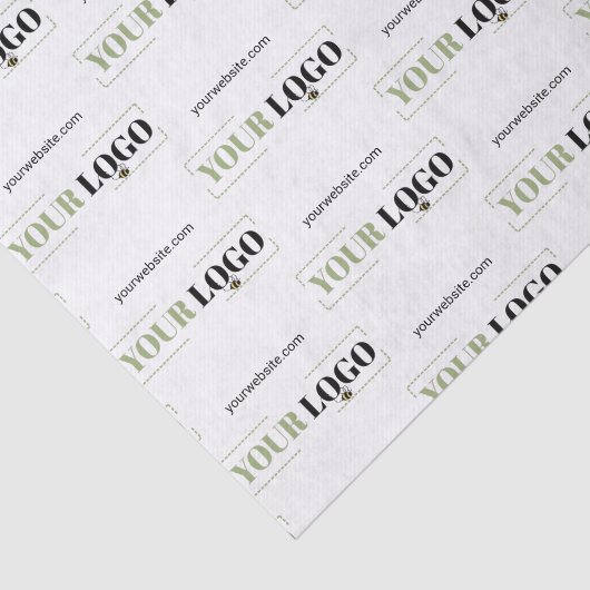 Uw Logo en website - Klein weefselpapier Tissuepapier (Detail)