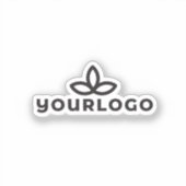 Uw Logo-envelopzegel Sticker (Voorkant)