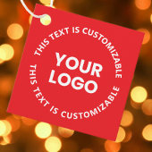 Uw Logo/eventuele geüploade Afbeelding en circulai Bedankjes Labels