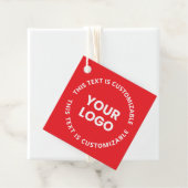 Uw Logo/eventuele geüploade Afbeelding en circulai Bedankjes Labels (In situ)