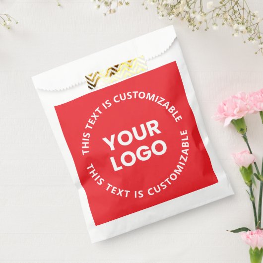 Uw Logo/eventuele geüploade Afbeelding en circulai Bedankzakje (Gezegeld)