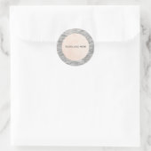Uw Logo Faded Timber Designer Sticker (Tas)