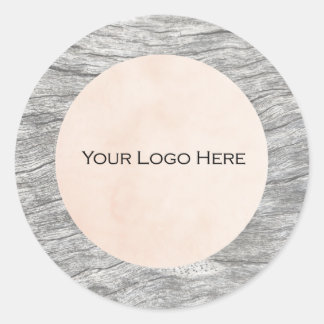 Uw Logo Faded Timber Designer Sticker