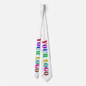 Uw Logo Foto Business Promotion Stropdas (Achterkant)