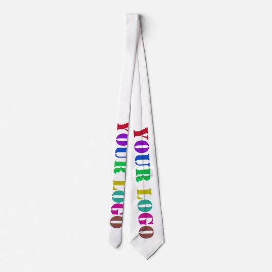 Uw Logo Foto Business Promotion Stropdas (Achterkant)