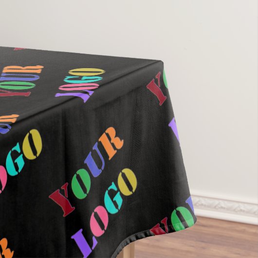Uw Logo Foto en Colour Promotional Tablecloth Tafelkleed (Voorbeeld)