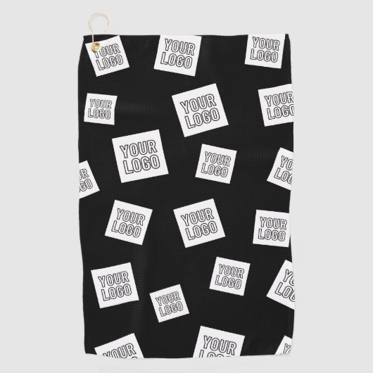 Uw Logo, foto of ander Afbeelding | Willekeurige p Golfhanddoek (Voorkant)
