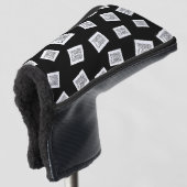 Uw Logo, foto of ander Afbeelding | Willekeurige p Golfheadcover (3/4 voorkant)