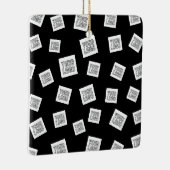 Uw Logo, foto of ander Afbeelding | Willekeurige p Keramisch Ornament (Rechts)