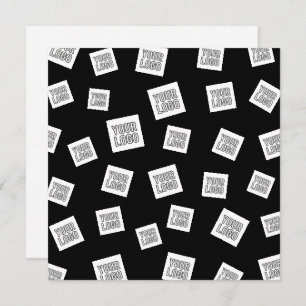 Uw Logo, foto of ander Afbeelding   Willekeurige p Notitiekaartje