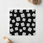 Uw Logo, foto of ander Afbeelding | Willekeurige p Notitiekaartje (Voorkant / Achterkant in situ)