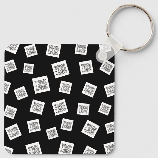 Uw Logo, foto of ander Afbeelding | Willekeurige p Sleutelhanger (Achterkant)