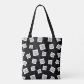 Uw Logo, foto of ander Afbeelding | Willekeurige p Tote Bag (Achterkant)