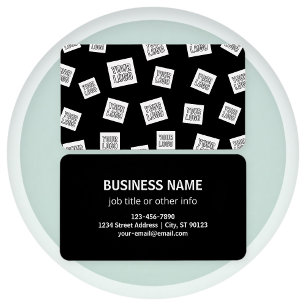 Uw Logo, foto of ander Afbeelding   Willekeurige p Visitekaartje