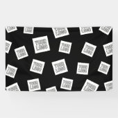 Uw logo, foto of andere afbeelding | Willekeurige  Spandoek (Horizontaal)