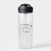 Uw Logo Happy Joyous Gratis Meeting Merchandise Waterfles (Voorkant)