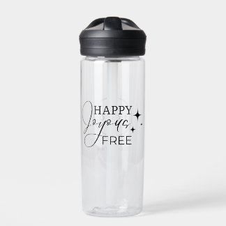 Uw Logo Happy Joyous Gratis Meeting Merchandise Waterfles