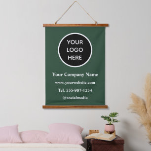 Uw Logo Here Business Corporate Modern Branded Hangend Wandkleed