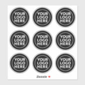 Uw Logo hier 9-pack sticker Stickers (Vel)