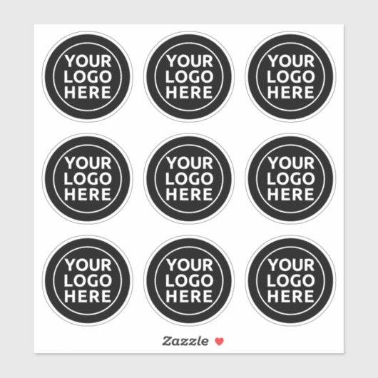 Uw Logo hier 9-pack sticker Stickers (Vel)