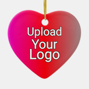 Uw Logo Hier – Aangepast Bedrijfsleven Keramisch Ornament