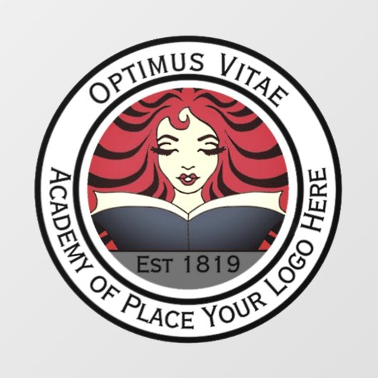 Uw Logo Hier Aangepast Raamsticker (Vel)