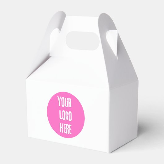 Uw logo hier Aangepaste Favor Dozen Bedankdoosjes (Voorkant Zijde)