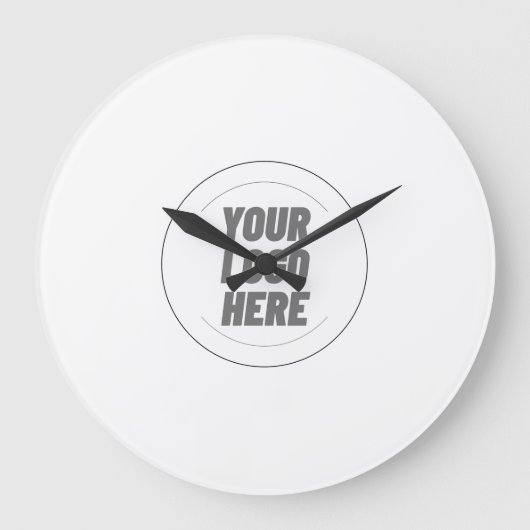 Uw logo hier aangepaste klokken (Voorkant)