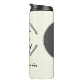 Uw logo hier Aangepaste koffiebeker Thermosbeker (Geroteerd rechts)