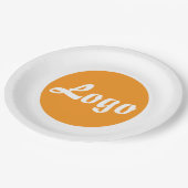 UW LOGO HIER AANGEPASTE NAAM EN TEKST PAPIEREN BORDJE (Gekanteld)