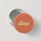 UW LOGO HIER AANGEPASTE NAAM EN TEKST RONDE BUTTON 3,2 CM (Voorkant /achterkant)