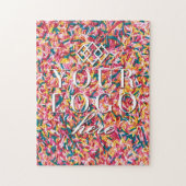 Uw Logo hier | Aangepaste springen Jigzaag Puzzle Legpuzzel (Verticaal)