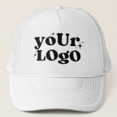 Uw Logo hier aangepaste zakelijke Logo bedrijf Trucker Pet (Voorkant)