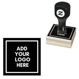 Uw Logo hier aangepaste zakelijke Logo Rubberstempel