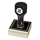 Uw Logo hier aangepaste zakelijke Logo Rubberstempel (Stempel)