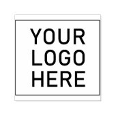 Uw Logo hier - Aangepaste zakelijke Logo Zelfinktende Stempel (Design)