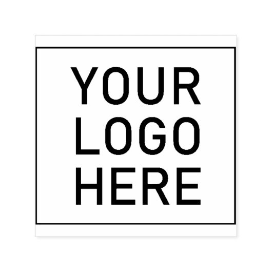 Uw Logo hier - Aangepaste zakelijke Logo Zelfinktende Stempel (Design)