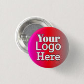 Uw Logo Hier – Aangepaste Zakelijke Ronde Button 3,2 Cm (Voorkant /achterkant)