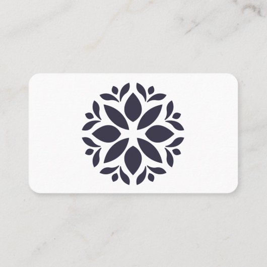 Uw Logo hier aanpassen of medaillon Visitekaartje (Achterkant)