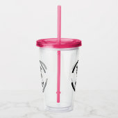 Uw Logo hier Acryl Tumbler Acryl Drinkbeker (Rechts)