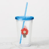 Uw Logo hier Acryl Tumbler Drinkbeker (Achterkant)
