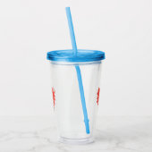 Uw Logo hier Acryl Tumbler Drinkbeker (Links)
